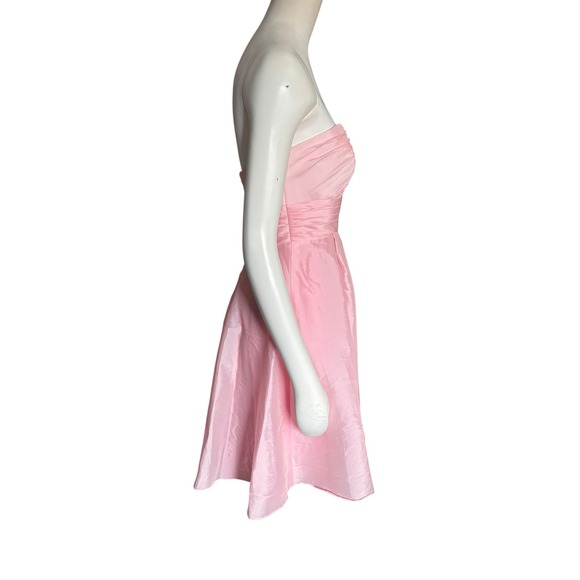 Pink Strapless‎ Dress Party Cocktail Formal Occasion Fit and Flare - Picture 6 of 7
